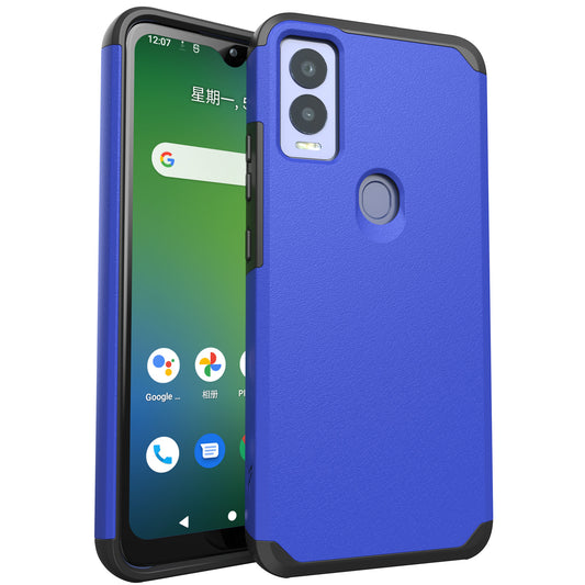 Cricket Magic 5G Tough Strong Hybrid (Magnet Mount Friendly) Case Cover - Classic Blue (1106028)