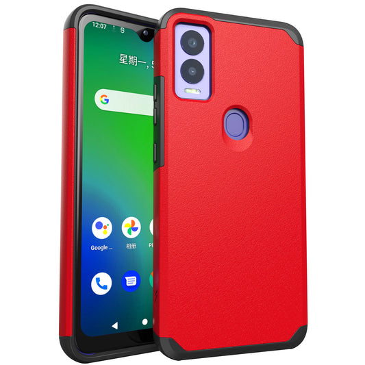 Cricket Magic 5G Tough Strong Hybrid (Magnet Mount Friendly) Case Cover - Red (1106032)