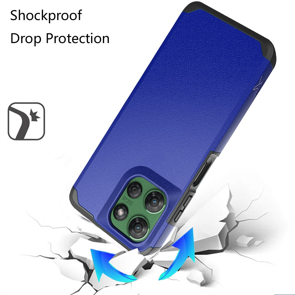 Motorola Moto G Power 5G 2025 (Original Series) Tough Strong Shockproof Hybrid in Slide-Out Package - Classic Blue (1102627)