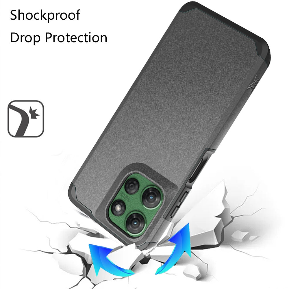 Motorola Moto G Power 5G 2025 (Original Series) Tough Strong Shockproof Hybrid in Slide-Out Package - Charcoal Grey (1102629)