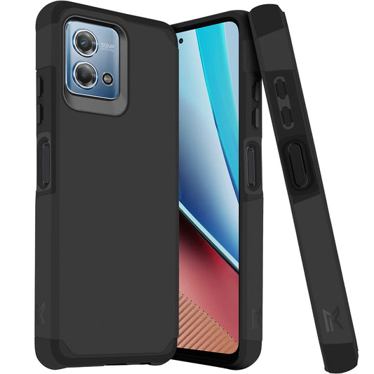 Motorola G Stylus 5G 2023 Tough Strong Hybrid (Magnet Mount Friendly) Case Cover - Black (1105758)