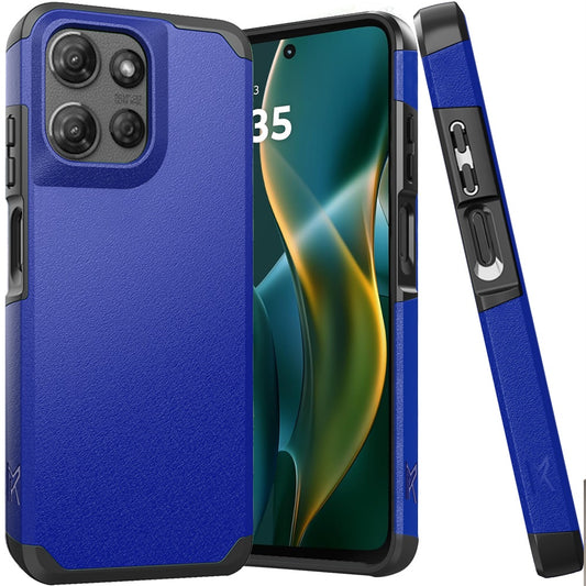 Moto G Stylus 5G 2025 (Original Series) Tough Strong Shockproof Hybrid in Slide-Out Package - Classic Blue  (1102835)