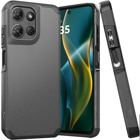 Moto G Stylus 5G 2025 (Original Series) Tough Strong Shockproof Hybrid in Slide-Out Package - Charcoal Grey  (1102837)