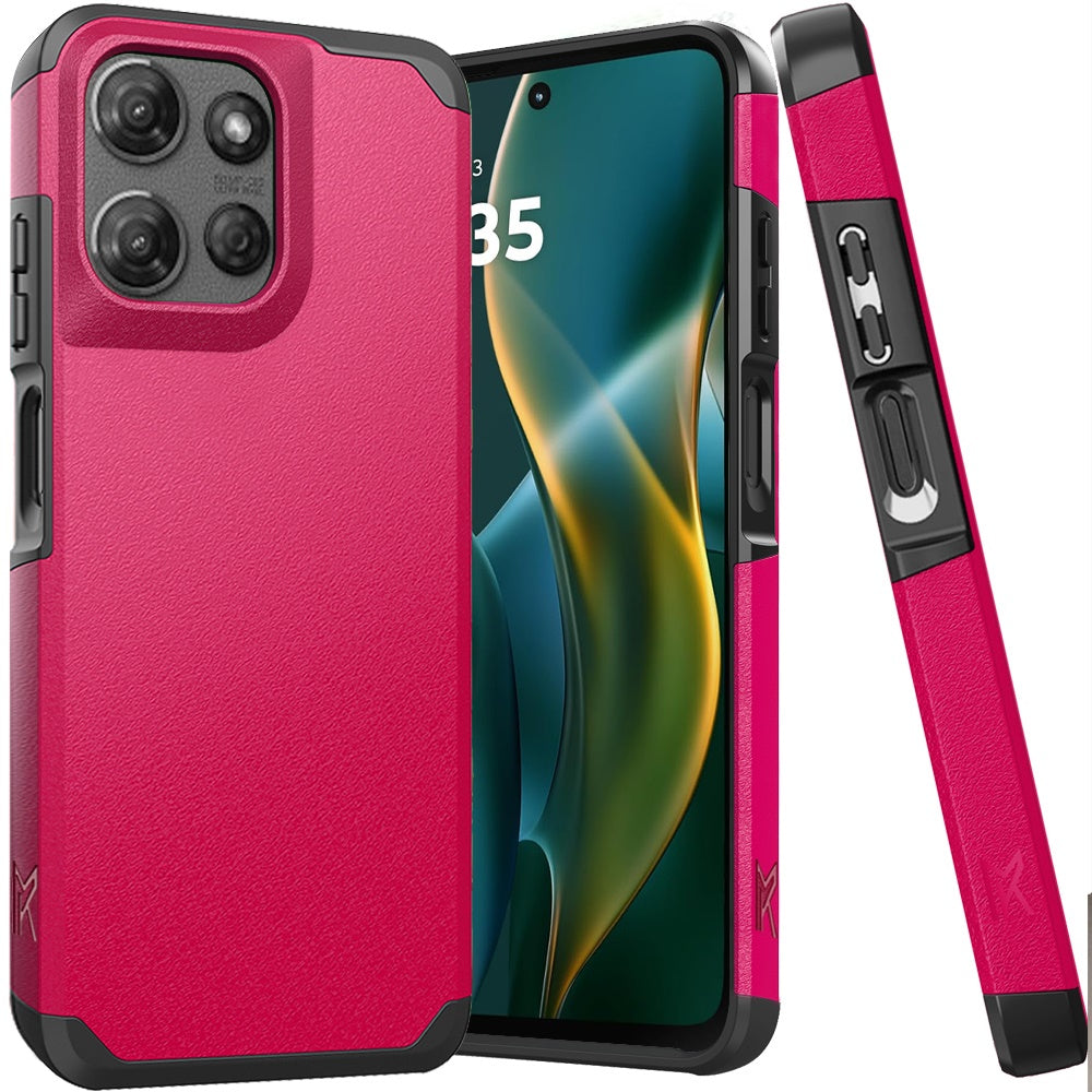 Moto G Stylus 5G 2025 (Original Series) Tough Strong Shockproof Hybrid in Slide-Out Package - Hot Pink  (1102838)