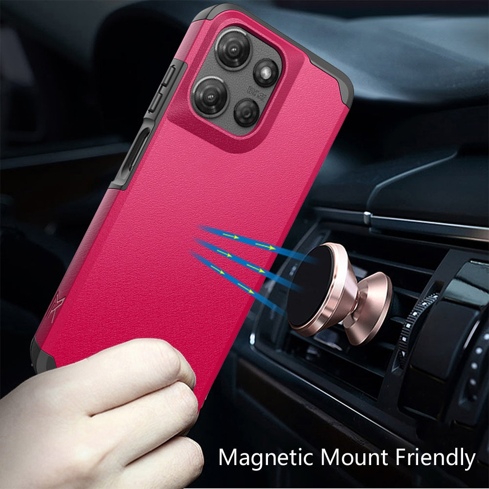 Moto G Stylus 5G 2025 (Original Series) Tough Strong Shockproof Hybrid in Slide-Out Package - Hot Pink  (1102838)