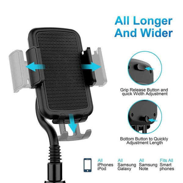 MyBat Car Cup Holder Phone Mount - Black (1106377)