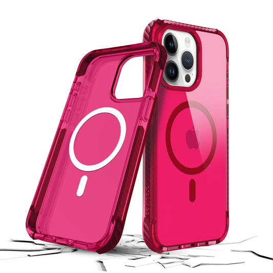 Prodigee iPhone 15 Pro Max Safetee Neo, Fuchsia + Mag Bright and Bold. Protection and Innovation Case   (1106199)