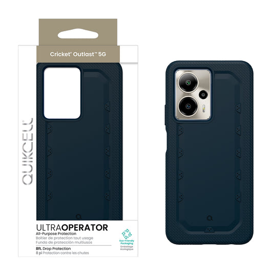 Quikcell Cricket Outlast 5G ULTRA OPERATOR Rugged Protective Case Navy Blue (1107612)
