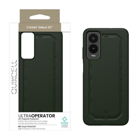 Quikcell Cricket Debut S3 Ultra OPERATOR Dual-Layer Case Army Green (1107642)
