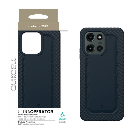 Quikcell moto g – 2025 ULTRA OPERATOR Rugged Protective Case Navy Blue (1107811)