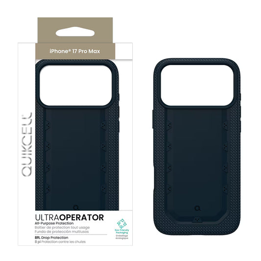 QUIKCELL Apple iPhone 17 Pro Max Ultra OPERATOR Case BLUE( 1103340) (MSRP $49.99)