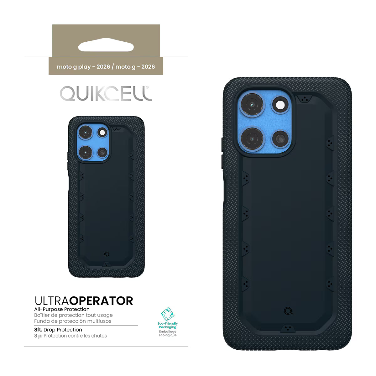 Quikcell Ultra Operator Case moto g play - 2026, moto g - 2026 Navy Blue (1108119) (MSRP $59.99)