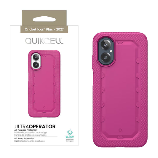 Quikcell Ultra Operator Case Cricket Icon Plus 2027 - Energy Pink (1108266)(MSRP $49.99)