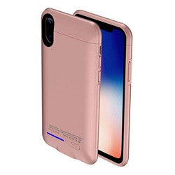 iPhone X Newest case Charger - Rose Gold (1117)