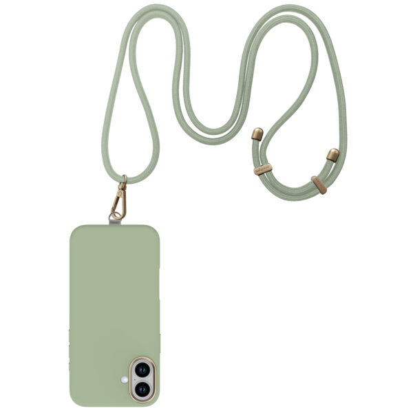 prodigee - Valley MagSafe Case for Apple iPhone 16 - Sage and Strap (1107389)