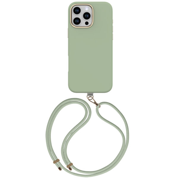 prodigee - Valley MagSafe Case for Apple iPhone 16 Pro Max - Sage and Strap (1107394)
