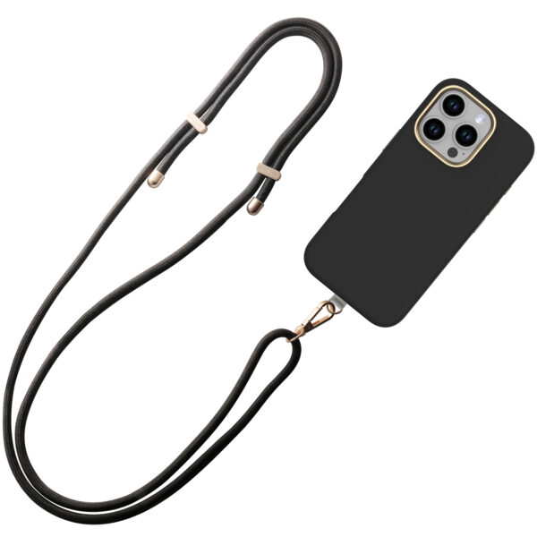 prodigee - Valley MagSafe Case for Apple iPhone 16 Pro Max- Black & Strap (1107393)