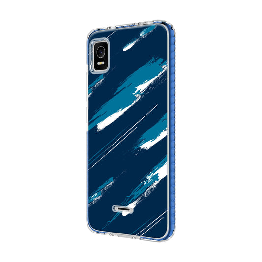 CRICKET DEBUT SMART PUREGEAR FASHION SERIES CASE - BLUE DESIGN 5 (1104881)