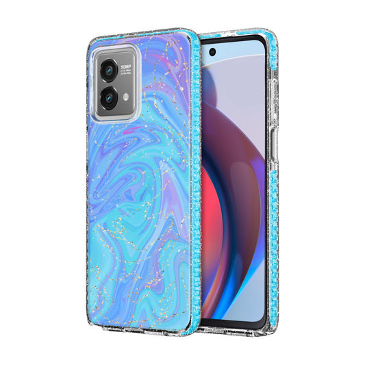 MOTO G STYLUS (2023) / MOTO G STYLUS 5G (2023) PUREGEAR DESIGNER SERIES CASE - DESIGN 18 BLUE (1105800)