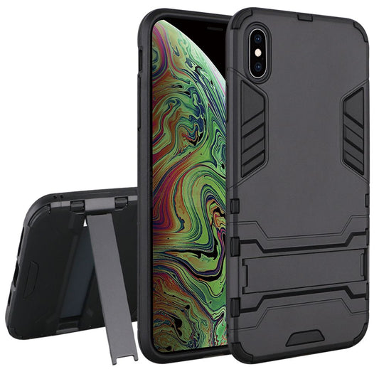 iPhone XS Max Dynamite Shockproof Kickstand Hybrid - Black  (950)