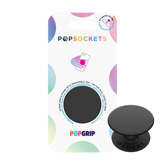 POPSOCKETS PHONE AND TABLET SWAPPABLE POPGRIP - BLACK (1107041)