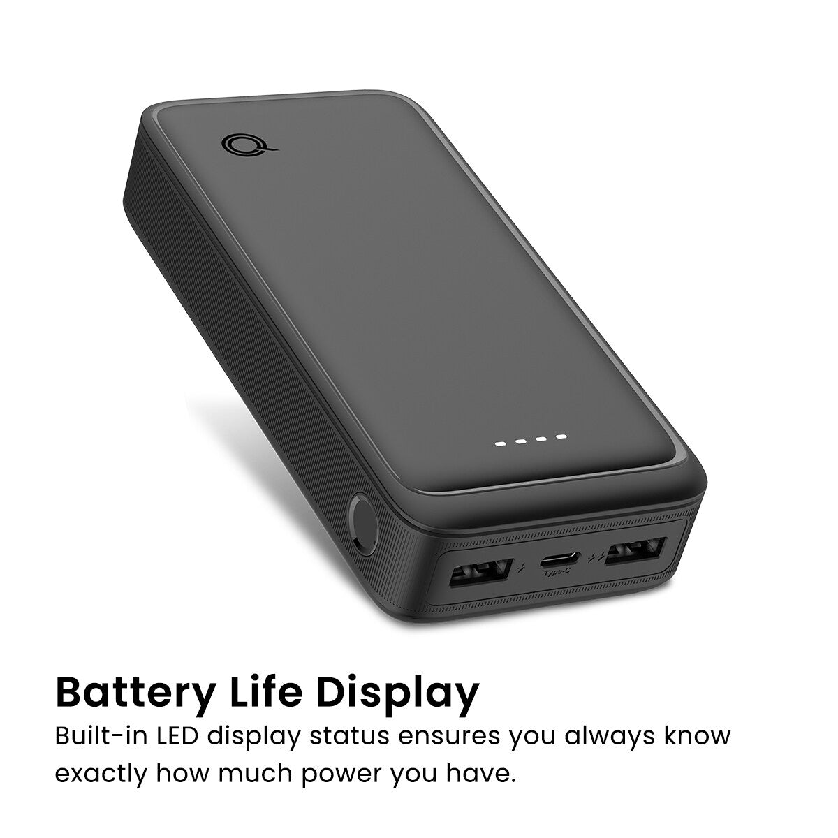 Quikcell PowerFuel 20k Portable PowerBank Black  (1103042) (MSRP 69.99)