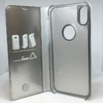 Apple Iphone X High Quality Optimized Viewing Angle Case- Silver (703)