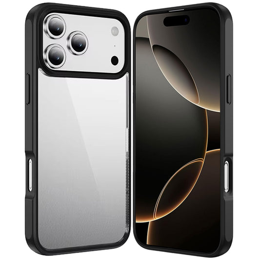 iPhone 17 Pro Max HQ Transparent Thick 2.0mm Hybrid Case - Black ( 1107746) (MSRP $49.99)