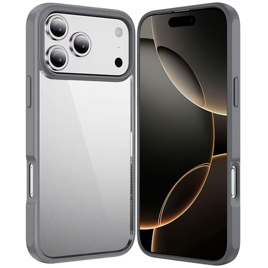 iPhone 17 Pro Max HQ Transparent Thick 2.0mm Hybrid Case - Grey ( 1107747) (MSRP $49.99)