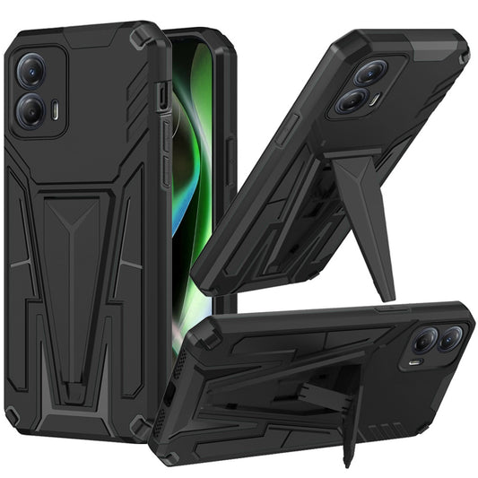 Motorola MOTO G 5G 2023 Alien Design Shockproof Kickstand Magnetic Hybrid Case Cover - Black (1105816)