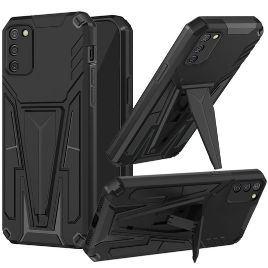 Samsung A02s Alien Design Shockproof Kickstand Magnetic Hybrid Case Cover - Black (1102617)