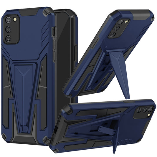 Samsung A02s Alien Design Shockproof Kickstand Magnetic Hybrid Case Cover - Blue (1102618)