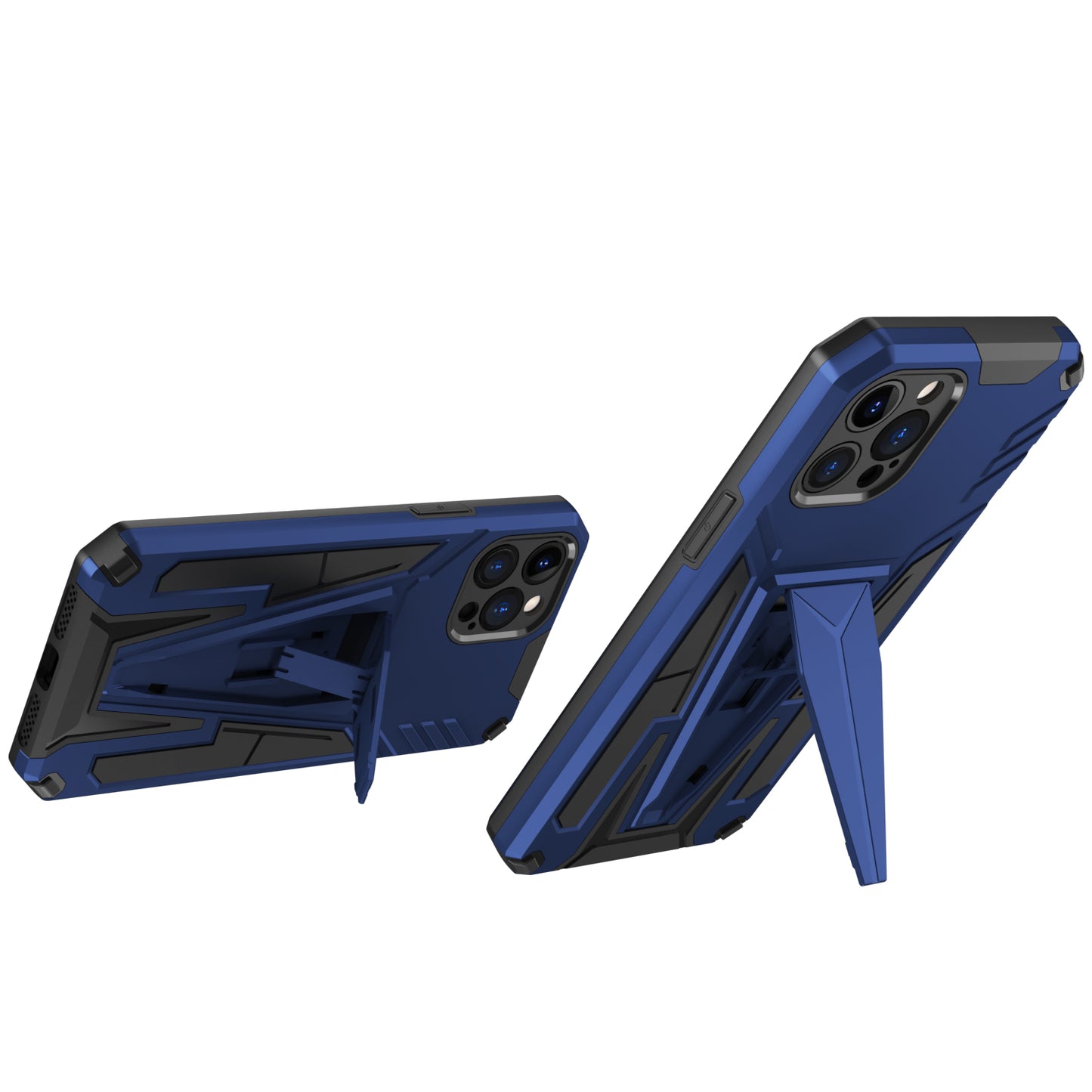 Apple iPhone SE 3 (2022) SE/8/7 Alien Design Shockproof Kickstand Magnetic Hybrid Case Cover - Blue (1105162)