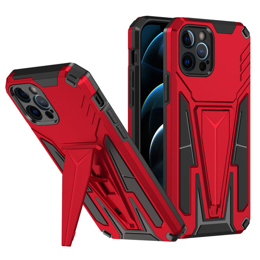 Apple iPhone SE 3 (2022) SE/8/7 Alien Design Shockproof Kickstand Magnetic Hybrid Case Cover - Red (1105163)