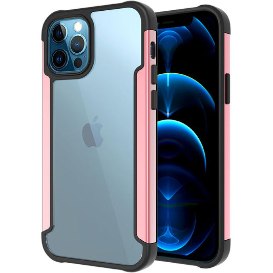 Apple iPhone 13 Pro Max 6.7 Aluminium Alloy Transparent PC TPU Slick Hybrid - Rose Gold (1102004)