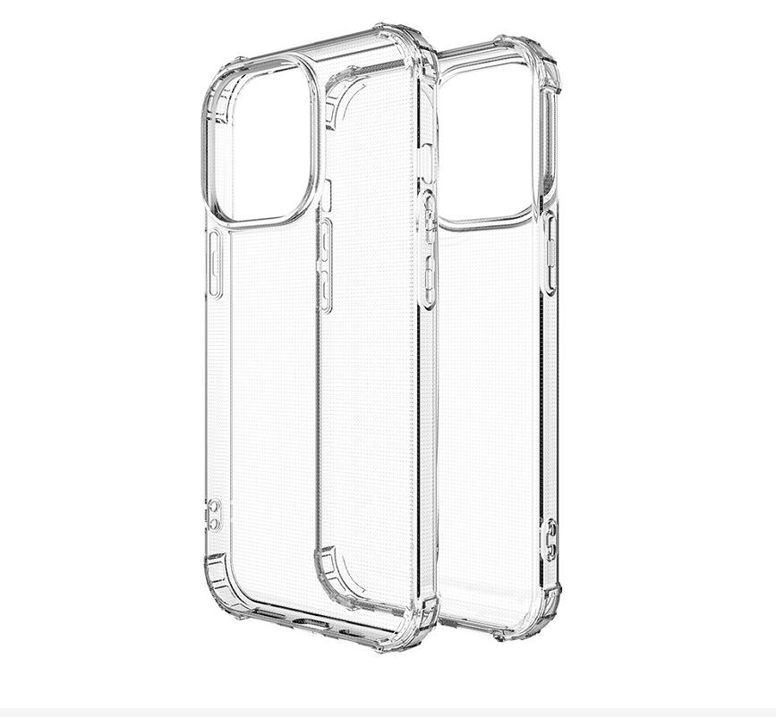 Apple iPhone 13 Pro Max 6.7 Shockproof Transparent Thick TPU Case Cover - Clear (1102283)