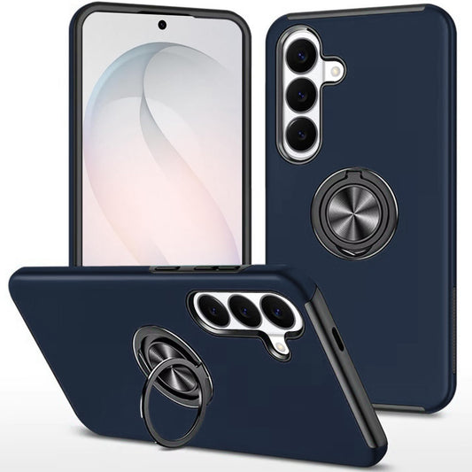 Samsung Galaxy s26 FE CHIEF Oil Painted Magnetic Ring Stand Hybrid Case Cover - Dark Blue (1108159) (MSRP $49.99)