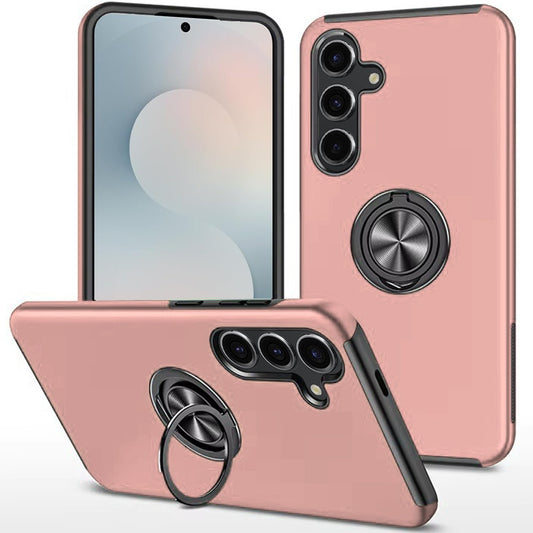 Samsung s25 FE CHIEF Oil Painted Magnetic Ring Stand Hybrid Case Cover - Pink ( 1103411) (MSRP $39.99) )