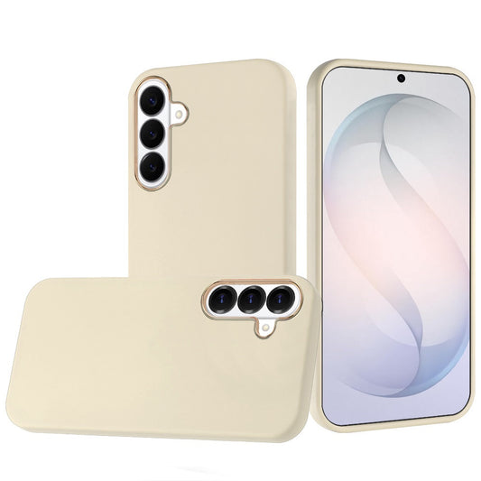 Samsung Galaxy s26 FE Classy Slick Chromed Around Hybrid Case Cover - White (1108157) (MSRP $49.99)