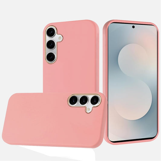 Samsung s25 FE Classy Slick Chromed Around Hybrid Case Cover - Light Pink( 1103583) (MSRP $39.99)