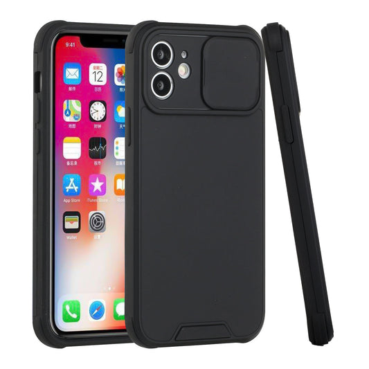 Apple iPhone 13 Pro Heavy Duty Camera Protection Shockproof Hybrid Case Cover - Black (1102765)