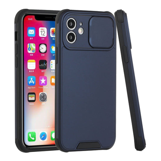 Apple iPhone 13 Pro Heavy Duty Camera Protection Shockproof Hybrid Case Cover - Blue (1102766)