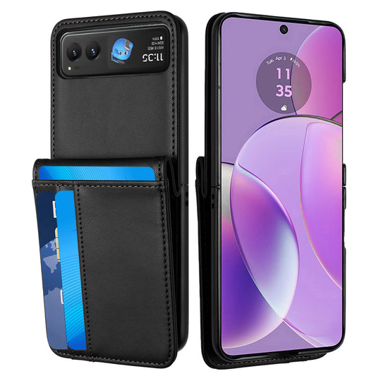 Motorola Razr 2025/2024 Card Slot Wallet Holder Case Cover - Black (1107559)