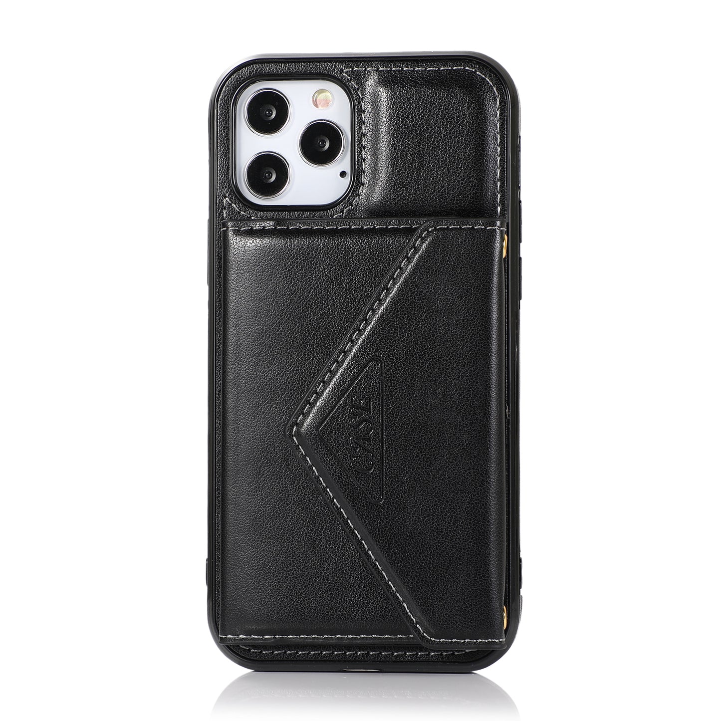 Apple iPhone SE2 (2020) 8/7 ELEGANT Wallet Case ID Money Holder Case Cover - Black (1103016)