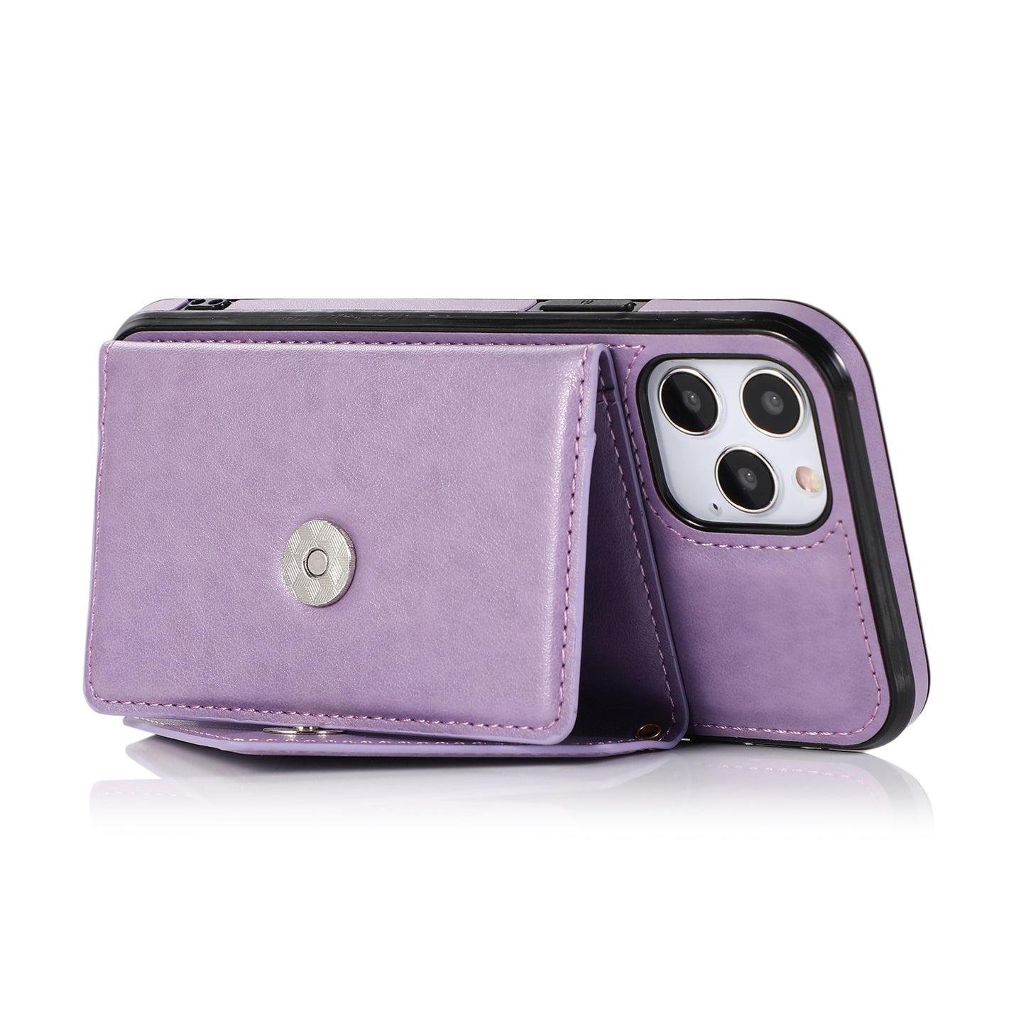 Samsung Galaxy A52 5G ELEGANT Wallet Case ID Money Holder Case Cover - Lavender (1101394)