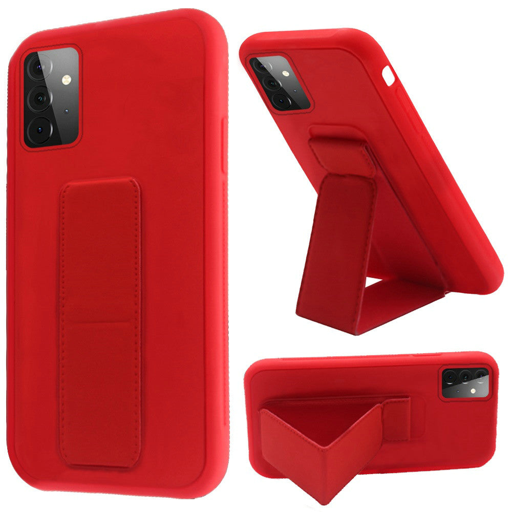 Samsung A52 5G Foldable Magnetic Kickstand Vegan Case Cover - Red (1101082)