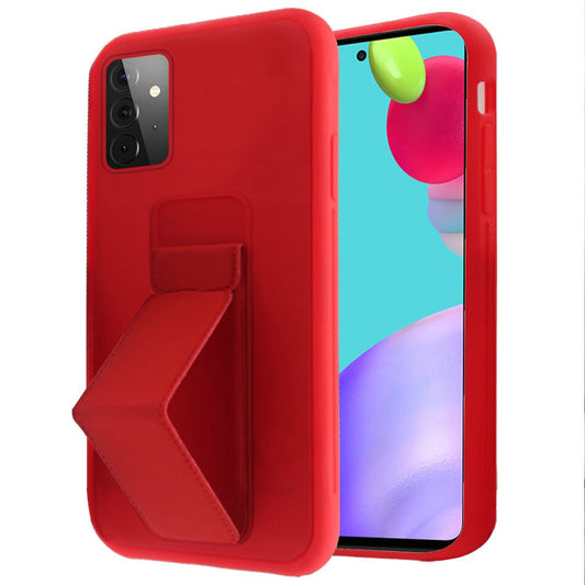 Samsung A52 5G Foldable Magnetic Kickstand Vegan Case Cover - Red (1101082)