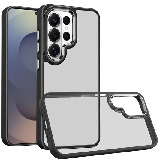 Samsung s26 Ultra Finest Transparent Thick Acrylic Hybrid Metal Buttons Cover Case - Black ( 1107833) (MSRP $49.99)