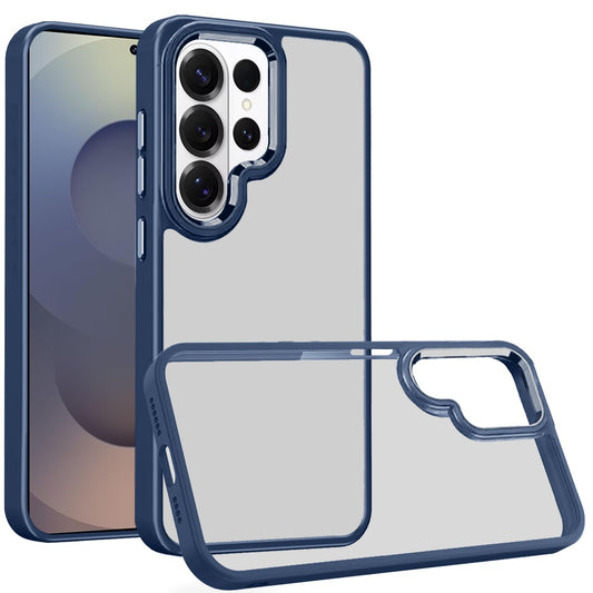 Samsung s26 Ultra Finest Transparent Thick Acrylic Hybrid Metal Buttons Cover Case - Blue ( 1107834) (MSRP $49.99)