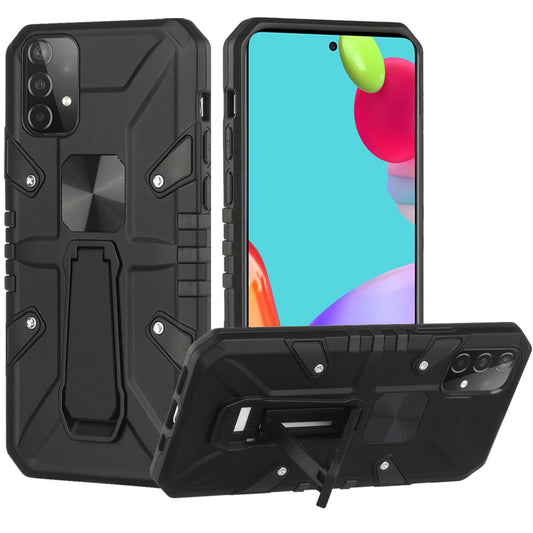 Samsung Galaxy A52 5G Force Magnetic Tough Kickstand Hybrid Case Cover - Black (1103385)